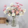 Artificial Cosmos Flowers 6 Heads Faux Silk Cosmos with Stem Fake Wildflower Bouquet for Vase Wedding Party Spring Summer Home Decoration