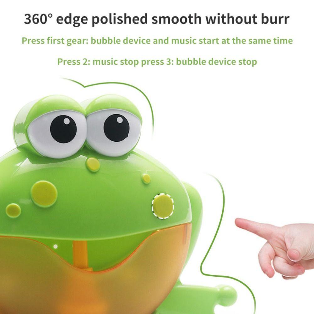 Plastics Frog Crab Bubble Machine Multipurpose Musical Bubble Maker Boys Girls Children Kids