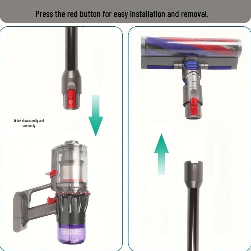צינור הארכה מתכתי מוליך Dyson V10/V12 Slim אביזרים לשואב אבק