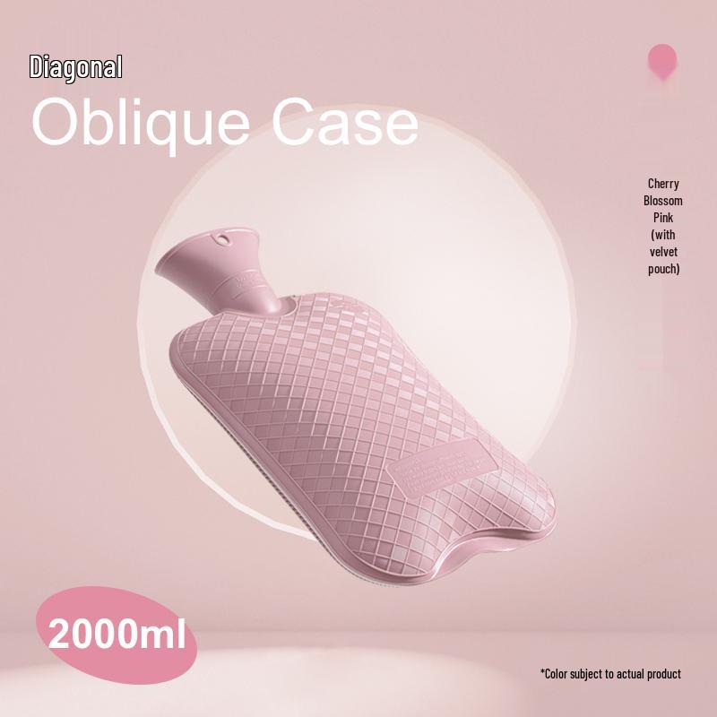 Thickened Explosion-Proof Hot Water Bag for Bed, Feet, Hands, and Belly - Large Hot Compress