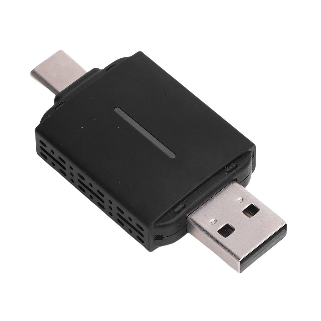 Car Wireless Adapter 2 in 1 Double Port Voice Control Accurate Real Time Navigation Wired to