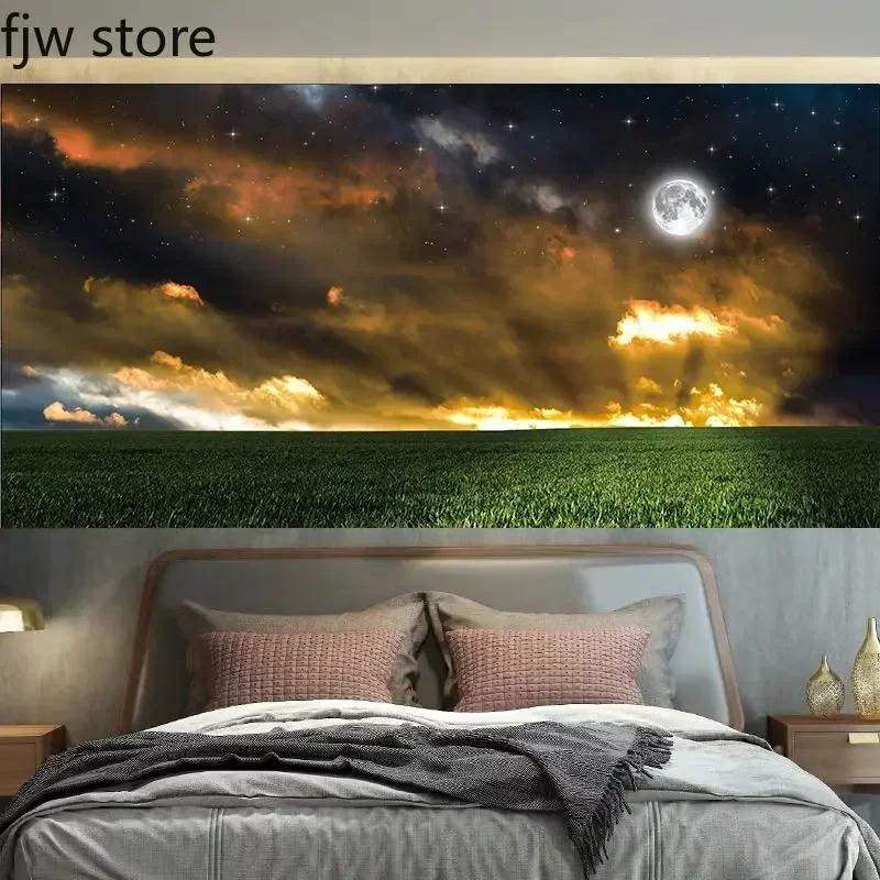 

VIKAMA Galaxy tapestry bedroom starry sky wall hanging living room and dormitory decoration 74x94cm(29x37in)