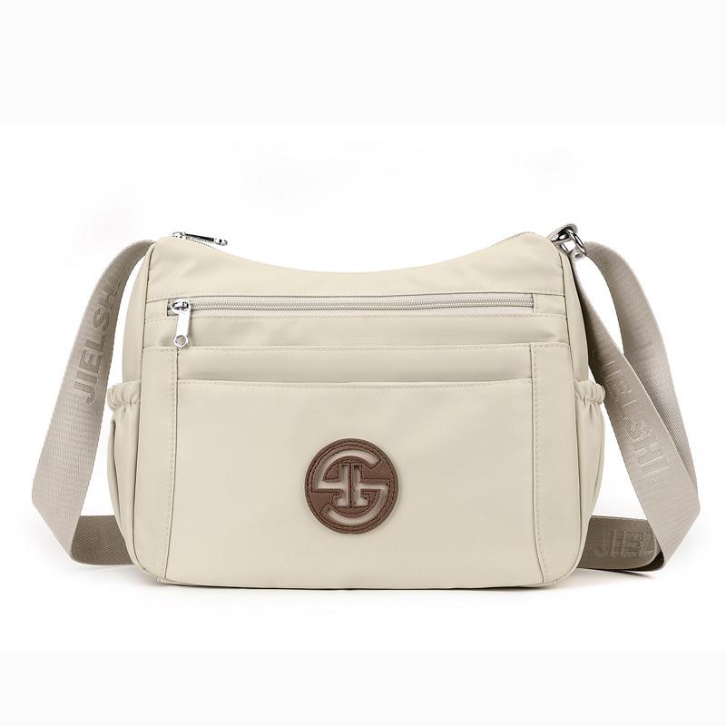 Large Capacity Multi-compartment Dumpling Bag Casual Versatile Shoulder Messenger Large Bag Women's Bag Canvas Bag