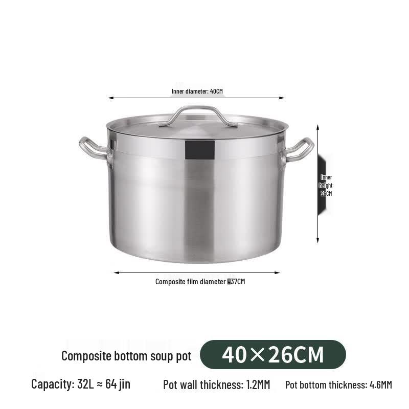 

Stainless Steel Induction Stockpot with Lid