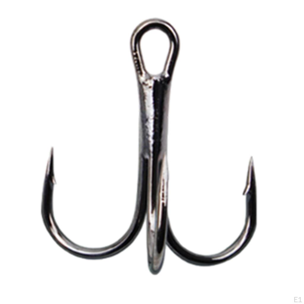 110Pcs Treble Hooks Fishing Set Portable Sea Tackle Fishhooks for Outdoor