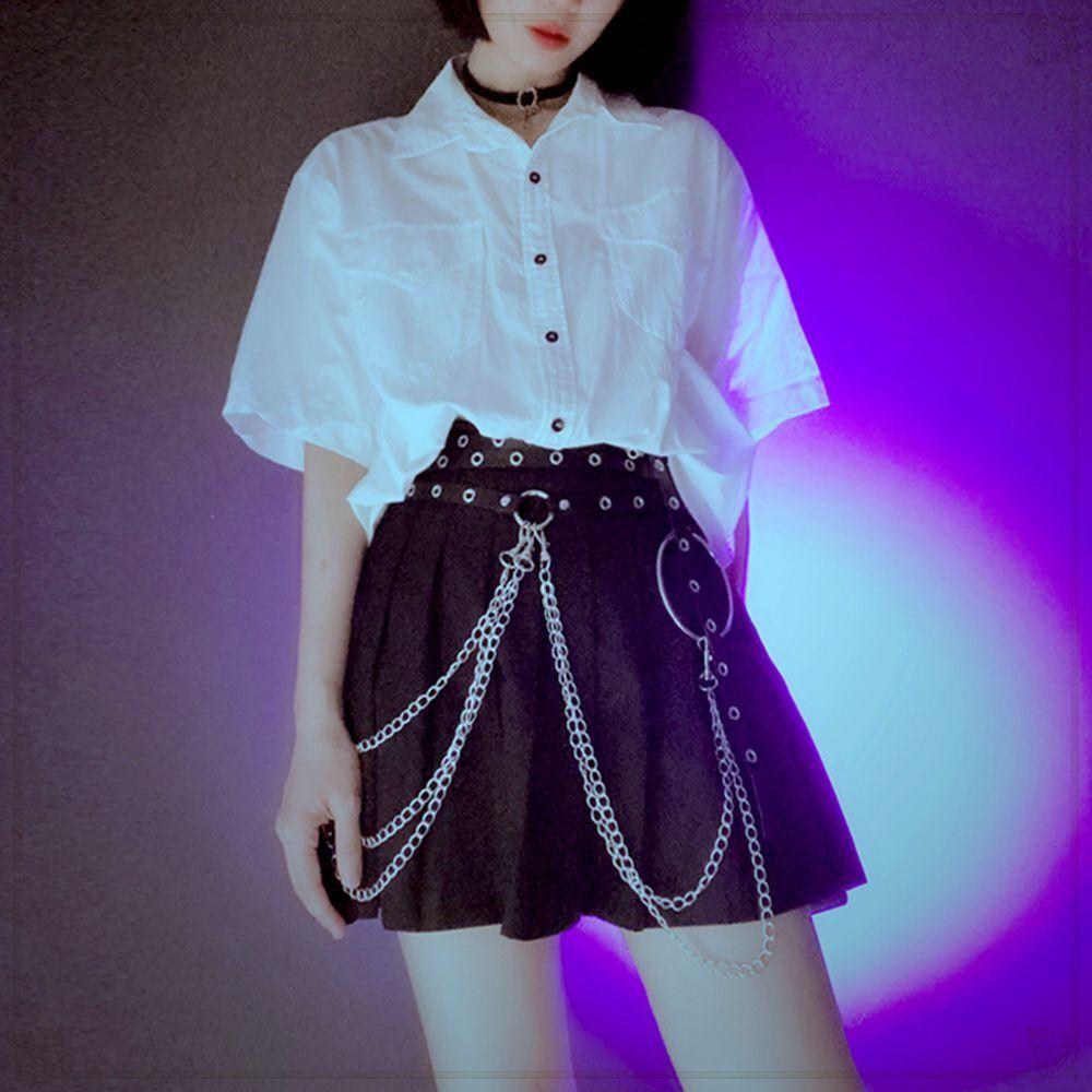 Multi-layer Women Waist Belt Extended Dress Waist Chain Harajuku PU Leather Belt  Dress Accessories