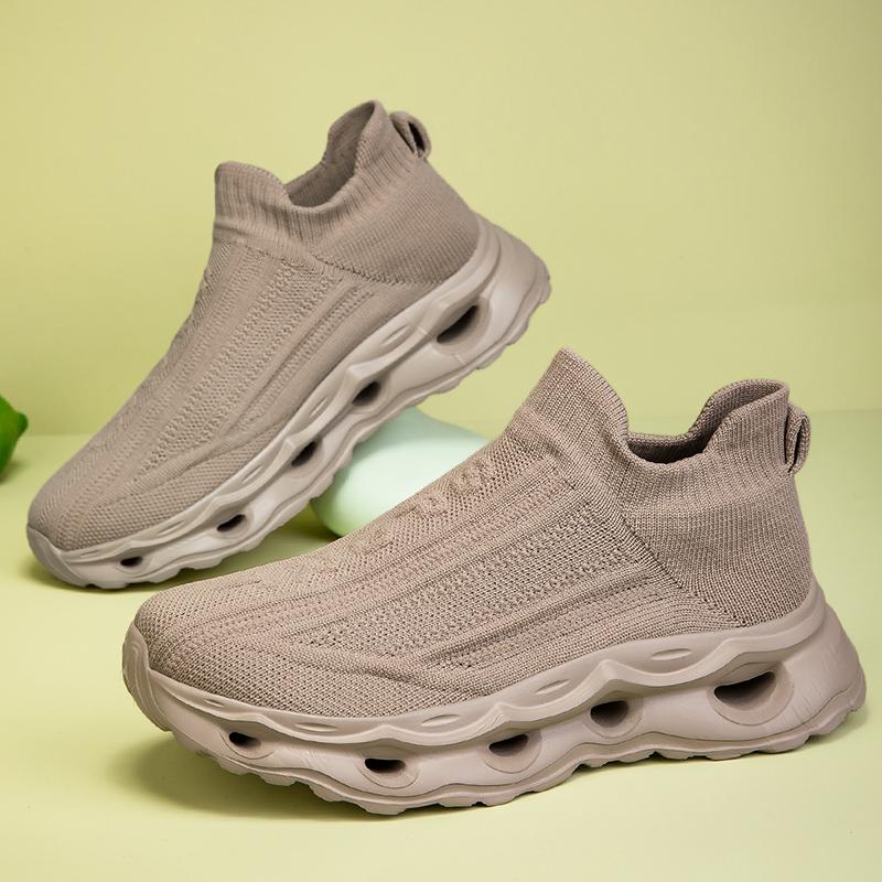 Fashion Summer Mesh Sports Men Breathable Platform Outdoor Jogging Soft Sole Comfortable Training Couple Casual Walking Shoes Large Size