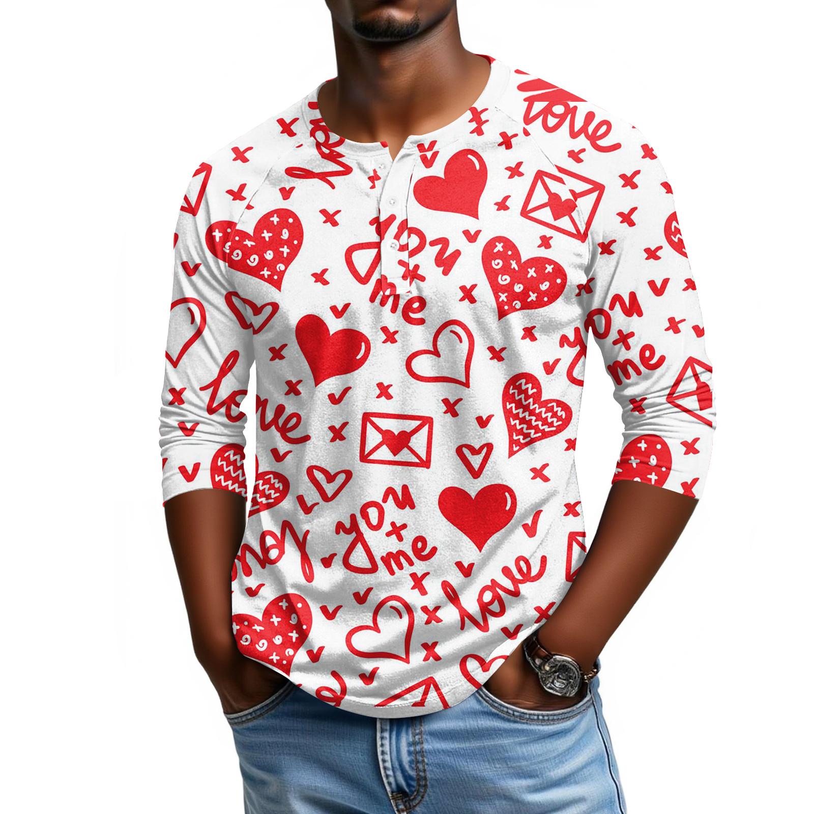 

Чоловіча футболка з рукавом реглан три чверті XL Кіновар