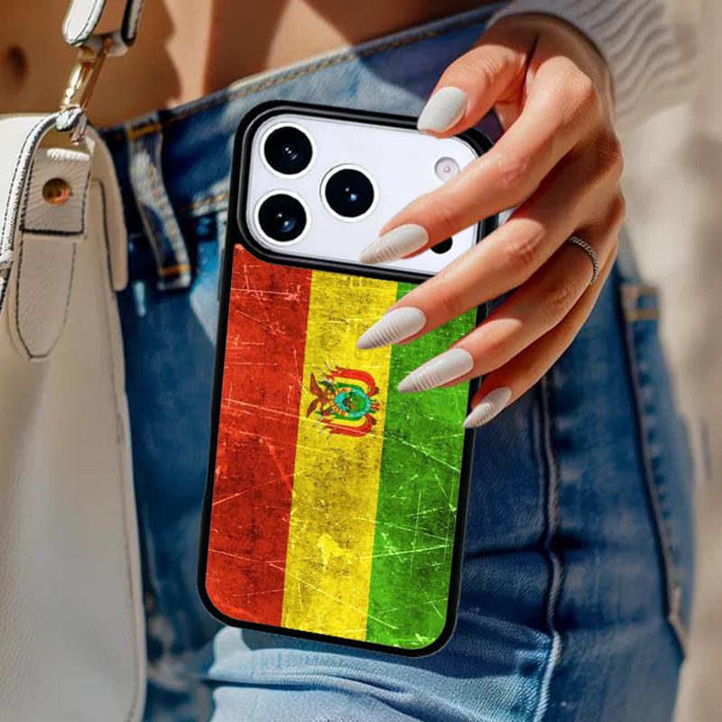 Bolivia Flag Soft Phone Case For iPhone 17 Air 14 15 13 12 Max Cover For Apple 14 15 16 16e 11 Pro Max Plus Coque