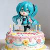 Hatsune Miku Chibi Figure Uwa Series Soft Fluffy Smile Ita Bag Style Anime Peripheral Collectible Vocaloid Cute Girl In Stock