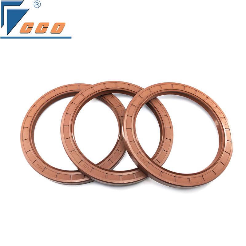Fluororubber TC Oil Seal: Wear & Heat Resistant (Up to 200℃) for Industrial Rotating Shafts, Inner Diameter 5-55mm