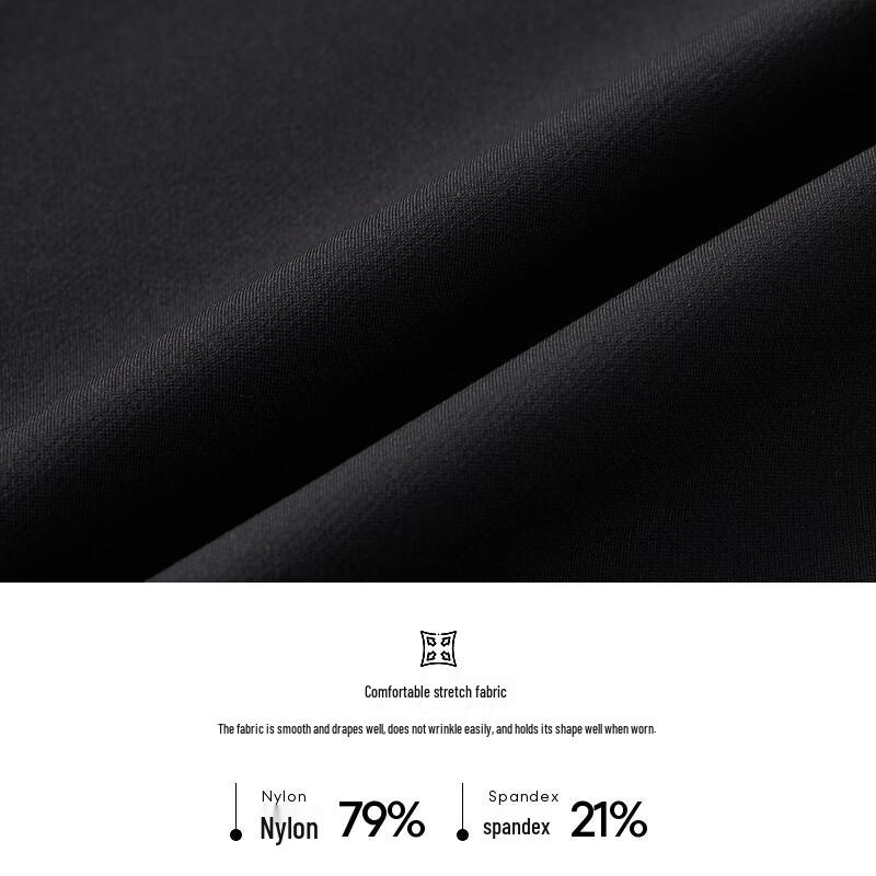 K-Boxing Men's Stretch Business Casual Straight-Leg Trousers