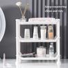 Plastic Bathroom Vanity Countertop Organizer Shelf Multi-Layered Makeup Cosmetic Toiletries Storage Tray  Accessorie Toilet Tool