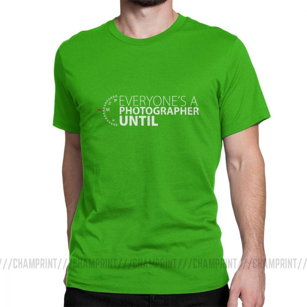Everyone S A Photographer Until Men S T Shirt Manual Mode Funny Tee Shirt Short Sleeve
