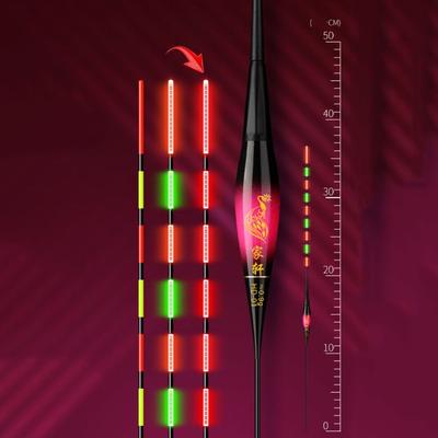 High Quality Indicator Electronic Fishing Float Slip Drift Tube Buoy Strike Light Float 2 Light Rock Fishing Floats Long Tail
