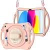 IPad 10th Generation 10.9 Inch Case 360 Rotating Astronaut Silicone Stand Protective Cover