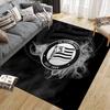 Sportklub Sturm Graz Flannel Pattern Square Carpet,Area Rug,Carpet Rug for Living Room Bedroom Sofa Playroom Decor,Non-slip Floor Mat