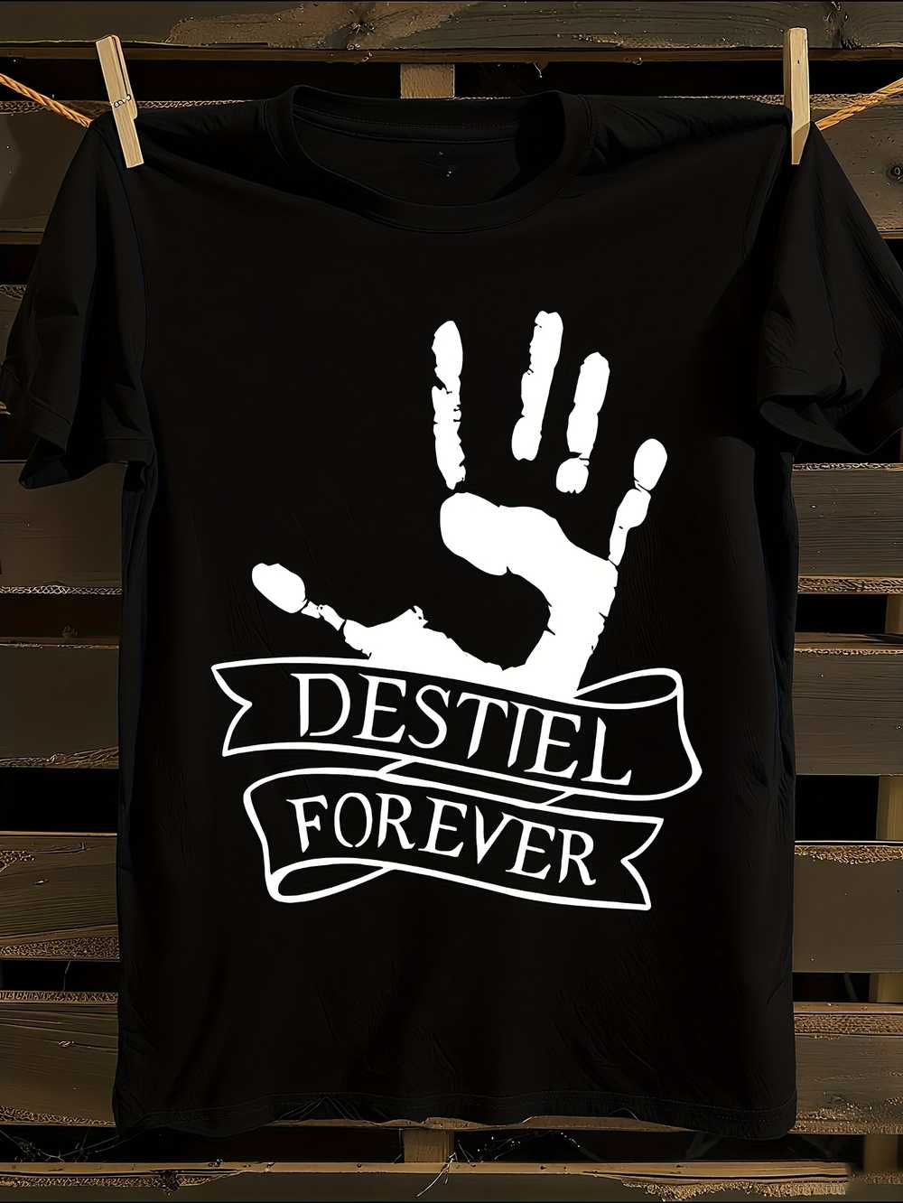 

Castiel & Dean Shipper Fan Fandom Destiel Forever Graphic T-Shirt S