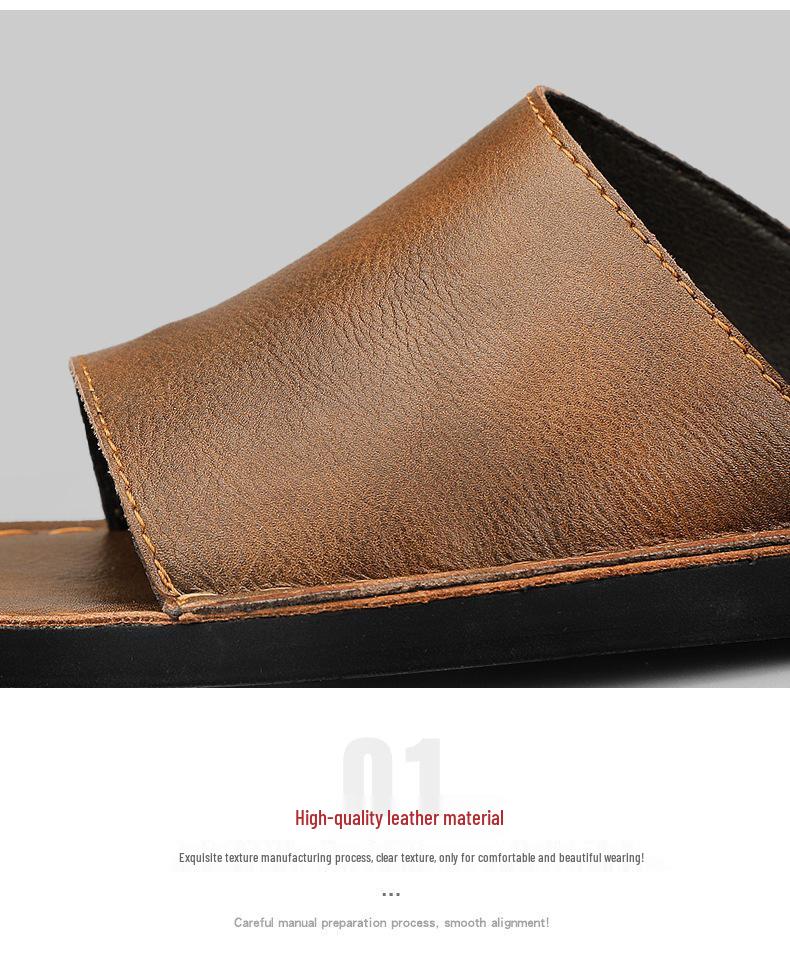 2025 Summer Plus Size Men's Non-slip Home Slippers - Soft Surface, Couples Sandals