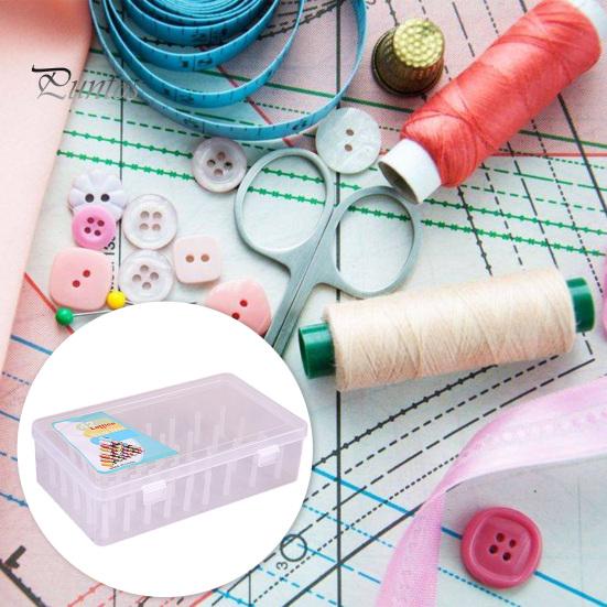 Sewing Box 42 Axis High Capacity Transparent Visible Thread Storage Buckle Closure Home Supply Reel