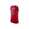 Nike Letter Number Print Color Block Round Neck Basketball Jersey Player Edition Chicago Bulls Away Zach Lavine 8 Unisex Jersey Red AV2627-657