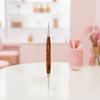 Multifunctional Mixing Pen Wood Double Headed Nail Art Brush Carving Flower Painting Pen DIY Manicure Tool
