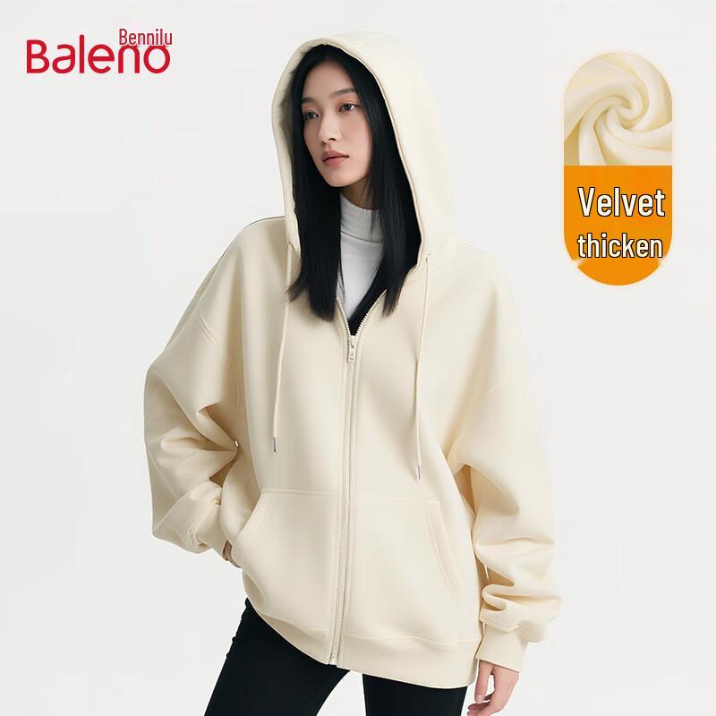 Baleno Women's Fleece Lined Full-Zip Hoodie