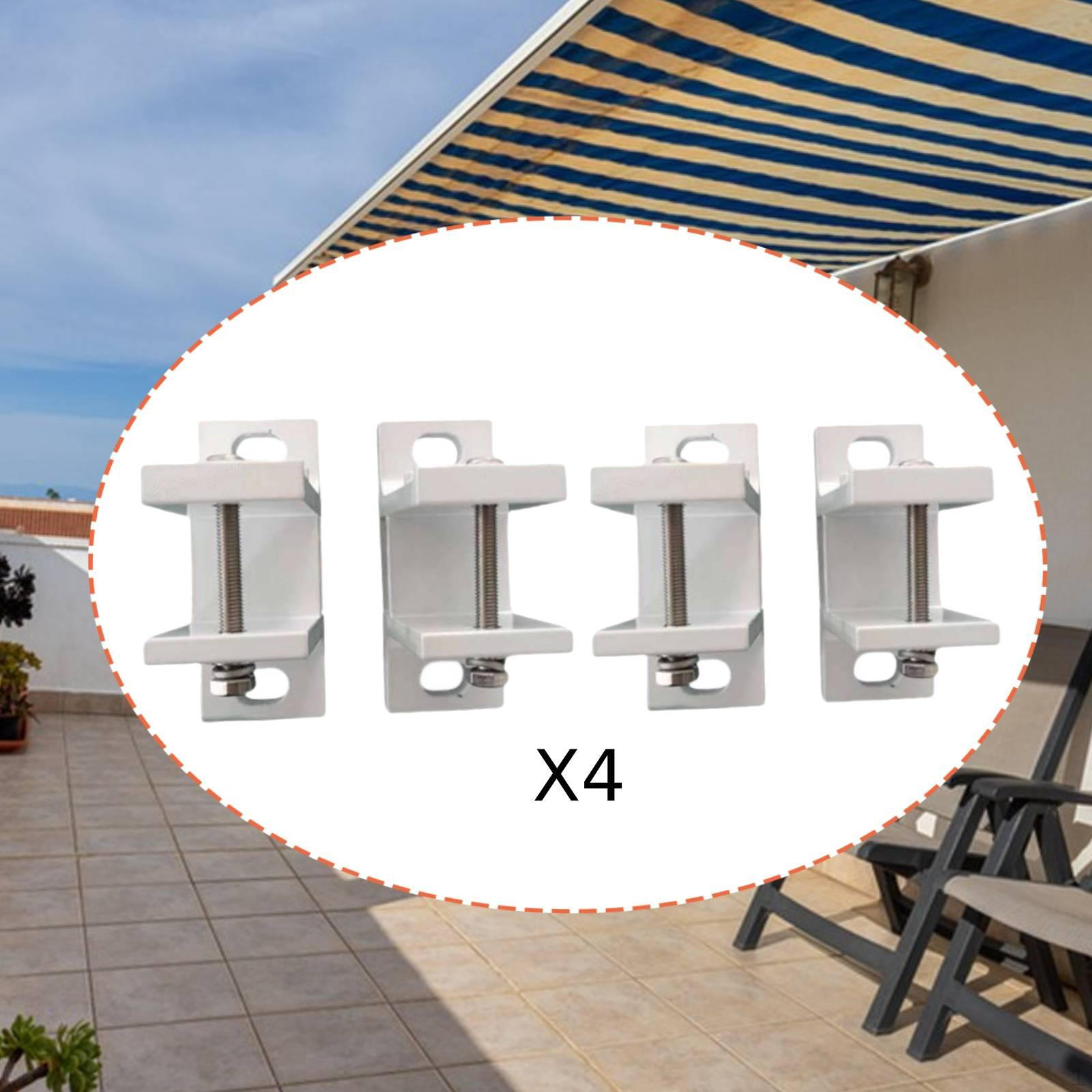 4 Pieces Awning Canopy Bracket Rain