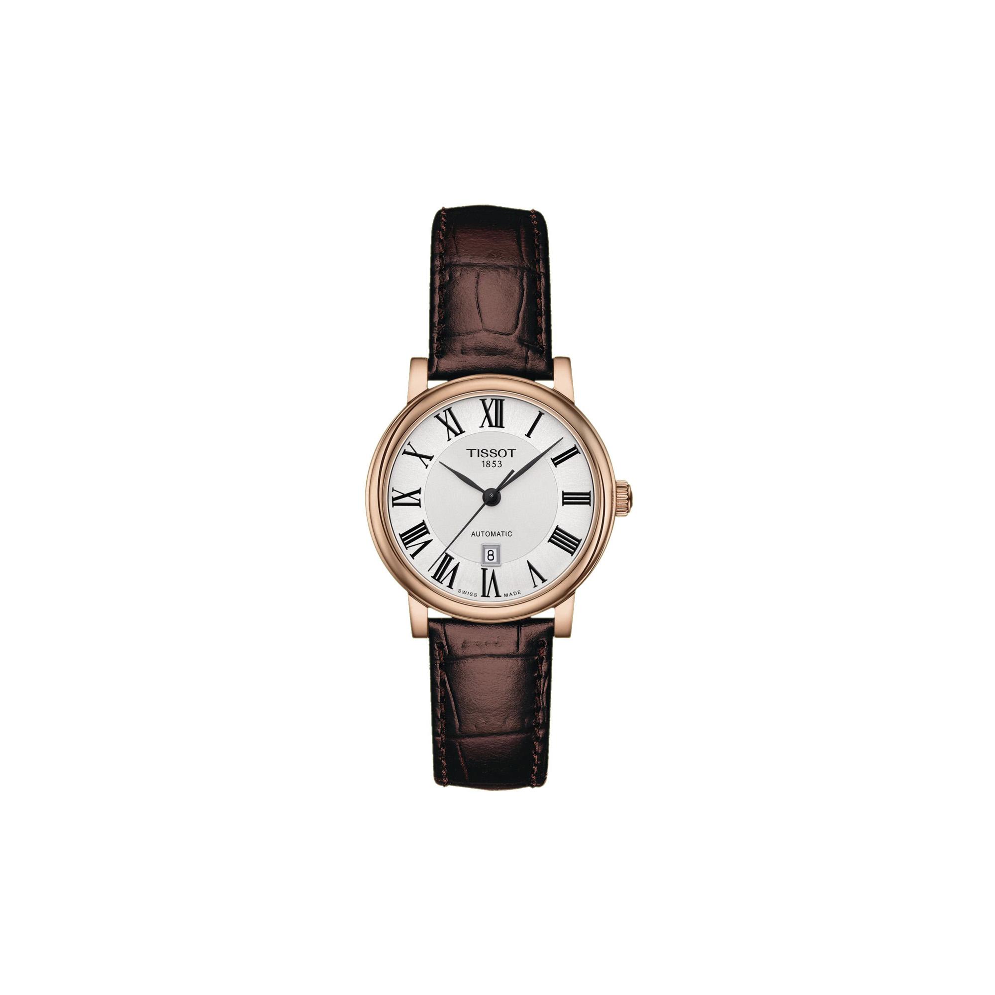 

TISSOT Kason Zen I Collection Automatic Mechanical Movement 50 meter Water Resistance Women s Watch Silver Dial T122.207.36.033.00 Brown