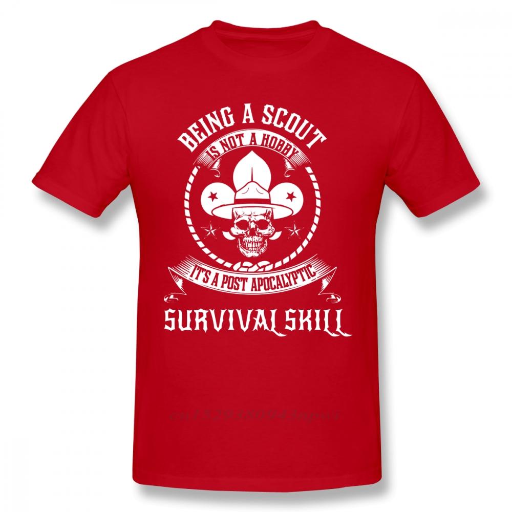 

Boy Scout T Shirt Being A Scout TShirt Man Short Sleeves Tee Shirt Funny Fashion Cotton Print Tshirt S
