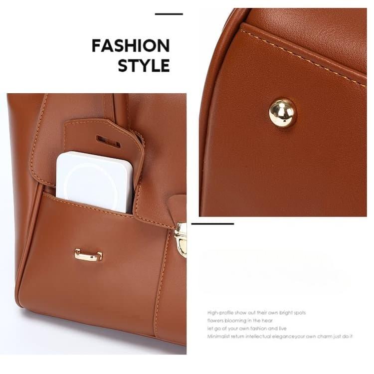 Retro Portable Messenger Business Women's Bag
