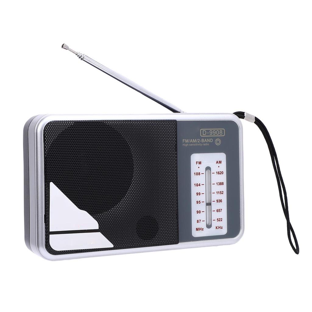 Portable AM FM Radio Battery Operated USB Powered Seniors Radio with Semiconductor for Indoor Outdoor Travel