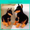 Adorable Plush Doberman Dog Soft Toy Perfect For Kids Birthday Gifts And Cuddles