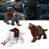 Small Particle Animal Series Building Blocks For Kids Tiger Polar Bear Dog Bear Elephant Deer Wolf Abs Plastic Material