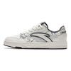 Anta Low Top Skate Shoes With Fabric And Top Grain Leather Men Sneakers Black White 112338053-4