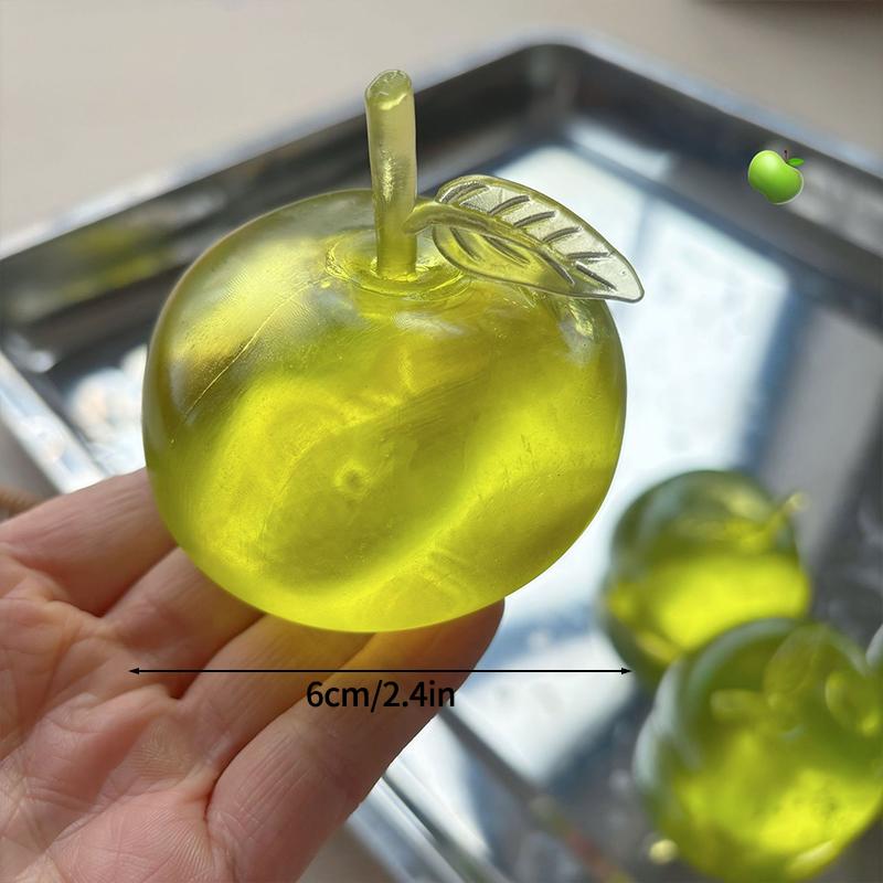 Blue Squishy Maltose Ball Soft Fidget Balls Transparent Simulated Maltose Ball Decompression Gifts Anti Stress Home Ornament