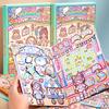 Cartoon Sticker Book Kpop Decorative Scrapbooking Stickers Cute Material Sticker Decoration