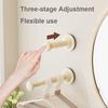 No Drill Suction Cup Hanger Storage Rack Retractable Adjustable Durable Space-Saver For Home  Office Organization