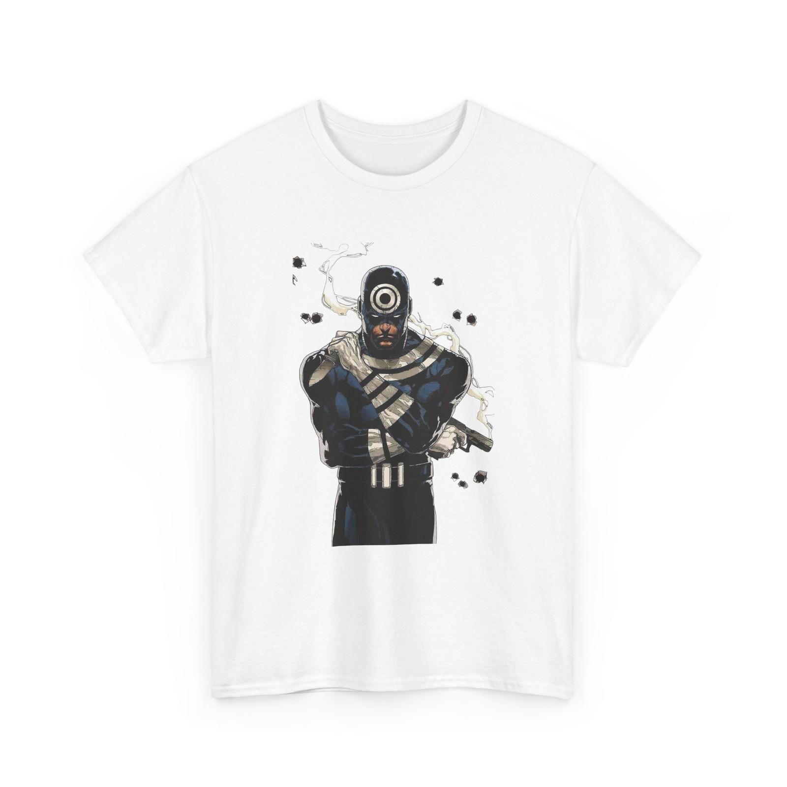Unisex Bullseye Tee | Classic Heavy Cotton T-Shirt | Marvel Supervillain Tee S разноцветный