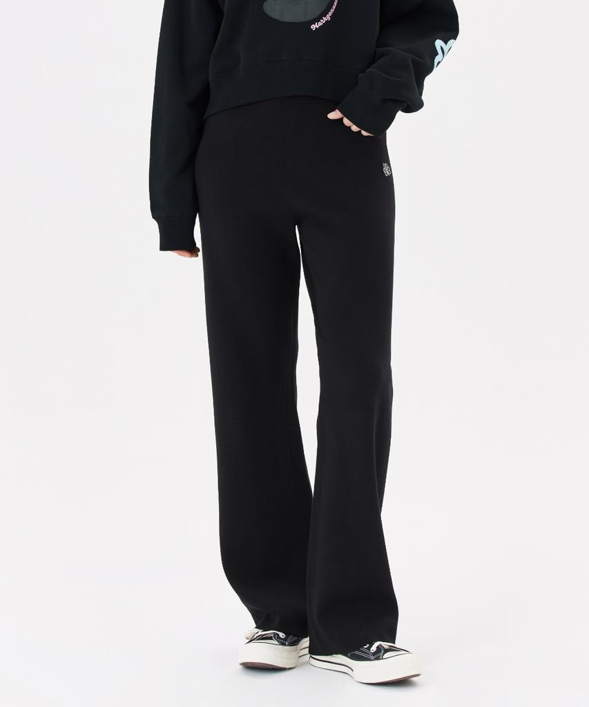 Mark Gonzales Women'S Club Knit Pants - Black
