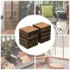 27pcs Splicing Solid Wood Flooring and DIY Interconnected Floor Tiles Are Suitable for Outdoor Gardens Terraces Swimming Pools