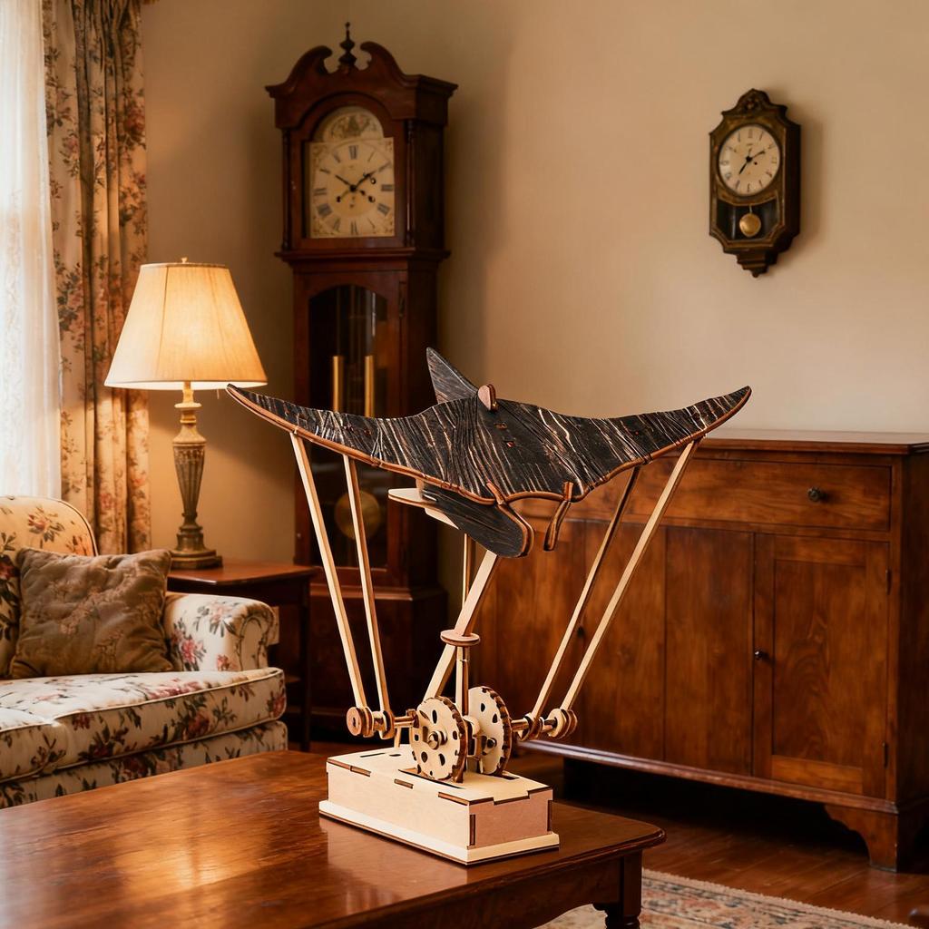 Zvířecí figurky Ručně vyráběné Manta rejnok Plavající Akční figurky Realistické sochy na verandu Vnitřní polici Kancelář Svátek Narozeniny