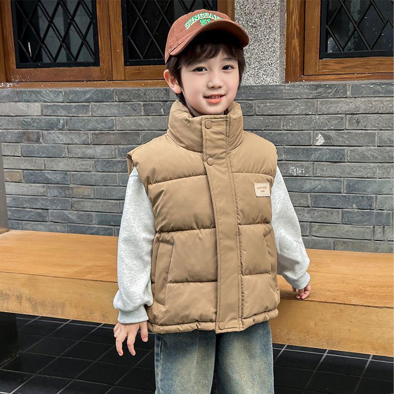 Winter Daunen Baumwollweste für Mädchen - Modische verdickte ärmellose Jacke für Babys, Kinder und Teenager