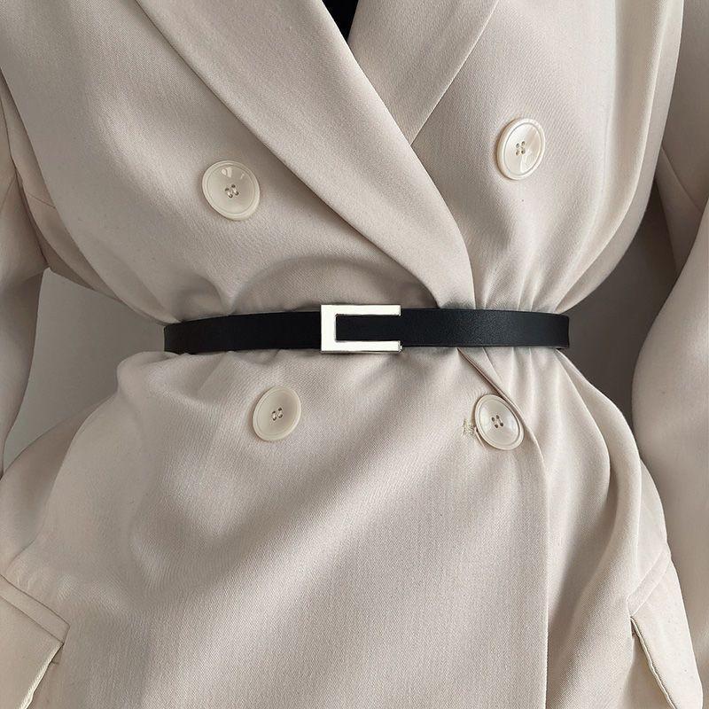 Black Fashionable Pu Waist Belt For Women Ideal For Suits And Coats In 2023 Autumn