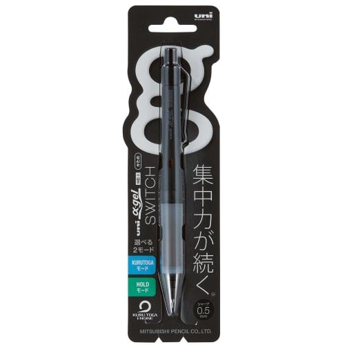 Mitsubishi Pencil Mechanical Pencil Alpha Gel 0.5 Switch Black M51009GG1P.24