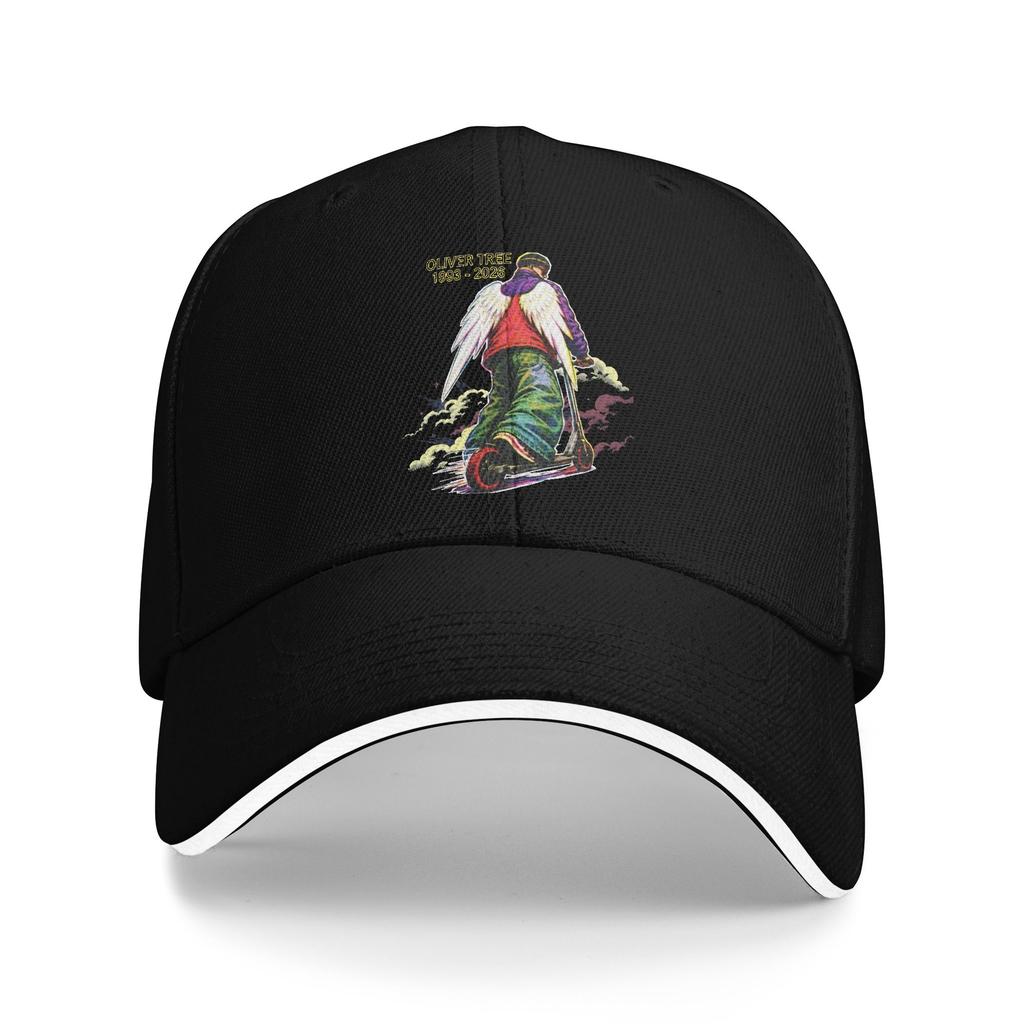 Oliver Tree Rapper Rip Baseball Caps Retro Sandwich Hat Unisex Women Breathable Sun Hat Fishing