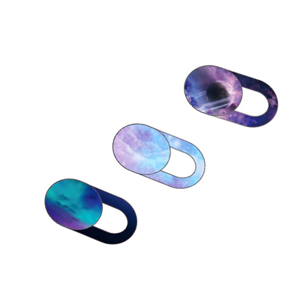 

Слайдер Стікер Зоряне небо Візерунок Захист камери Затвор Чохол для об єктива телефону Чохол для веб-камери 3PC(Random)