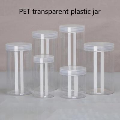Clear Sealed Tank Sealed Jar With Lid Circular Storage Bucket Cans Nut Jar Miscellaneous Grain Tank Plastic Bottle