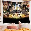 Eren Yeager Freedom Manga Colorful Tapestry Wall Hanging Wall Hanging Bohemian Wall Tapestries Mandala Wall Hanging Sheets