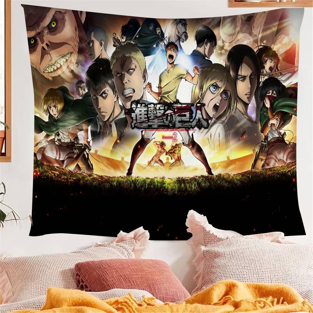 Eren Yeager Freedom Manga Colorful Tapestry Wall Hanging Wall Hanging Bohemian Wall Tapestries Mandala Wall Hanging Sheets